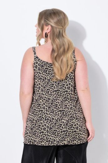 Moda za polnejše Majica bez rukava s leopard uzorkom plus velikost, xxl, Ulla Popken in Johann Popken (JP1880)