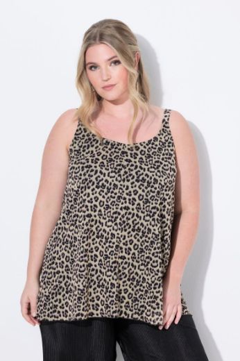 Moda za polnejše Majica bez rukava s leopard uzorkom plus velikost, xxl, Ulla Popken in Johann Popken (JP1880)