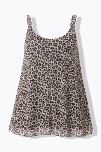 Moda za polnejše Majica bez rukava s leopard uzorkom plus velikost, xxl, Ulla Popken in Johann Popken (JP1880)