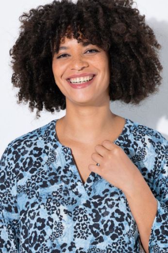 Moda za polnejše Haljina s leopard uzorkom plus velikost, xxl, Ulla Popken in Johann Popken (JP1880)