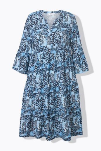 Moda za polnejše Haljina s leopard uzorkom plus velikost, xxl, Ulla Popken in Johann Popken (JP1880)
