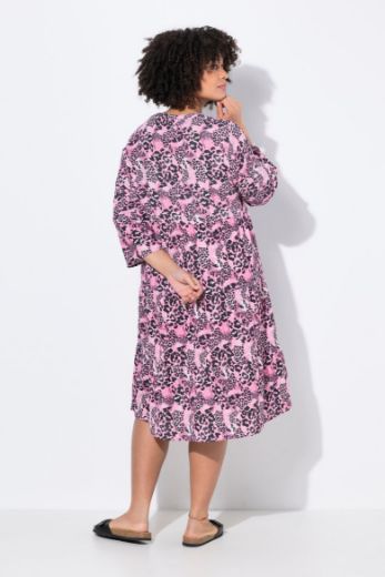 Moda za polnejše Haljina s leopard uzorkom plus velikost, xxl, Ulla Popken in Johann Popken (JP1880)
