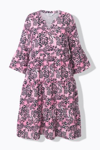 Moda za polnejše Haljina s leopard uzorkom plus velikost, xxl, Ulla Popken in Johann Popken (JP1880)