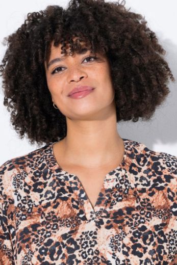 Moda za polnejše Haljina s leopard uzorkom plus velikost, xxl, Ulla Popken in Johann Popken (JP1880)