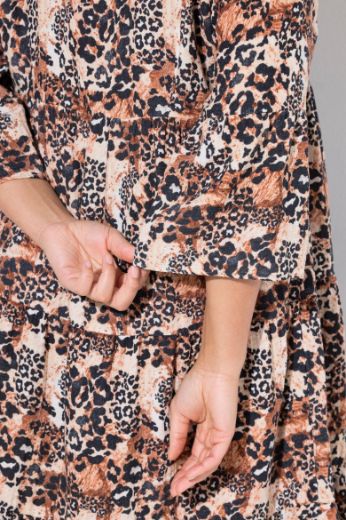 Moda za polnejše Haljina s leopard uzorkom plus velikost, xxl, Ulla Popken in Johann Popken (JP1880)