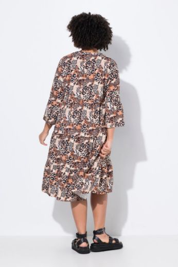Moda za polnejše Haljina s leopard uzorkom plus velikost, xxl, Ulla Popken in Johann Popken (JP1880)