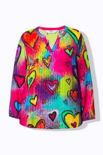 Moda za polnejše Bluza sa printom srca plus velikost, xxl, Ulla Popken in Johann Popken (JP1880)