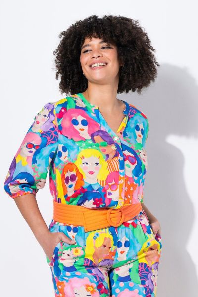 Slika Bluza s printom lica