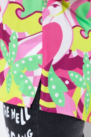 Moda za polnejše Bluza s uzorkom papige plus velikost, xxl, Ulla Popken in Johann Popken (JP1880)