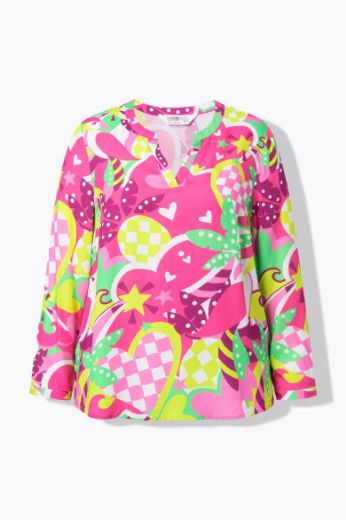 Moda za polnejše Bluza s uzorkom papige plus velikost, xxl, Ulla Popken in Johann Popken (JP1880)
