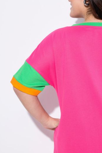 Moda za polnejše Majica kratkih rukava plus velikost, xxl, Ulla Popken in Johann Popken (JP1880)