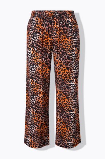 Moda za polnejše Hlače ravnih nogavica s leopard uzorkom plus velikost, xxl, Ulla Popken in Johann Popken (JP1880)