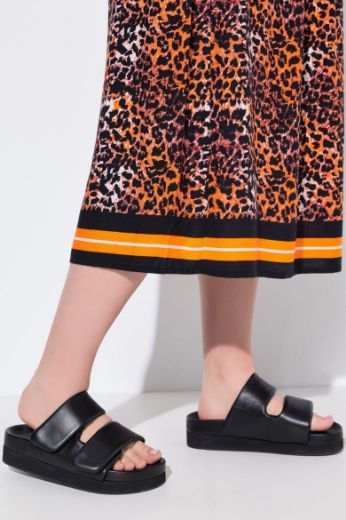Moda za polnejše Suknja s leopard uzorkom plus velikost, xxl, Ulla Popken in Johann Popken (JP1880)