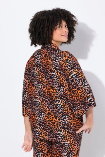Moda za polnejše Bluza s leopard uzorkom plus velikost, xxl, Ulla Popken in Johann Popken (JP1880)