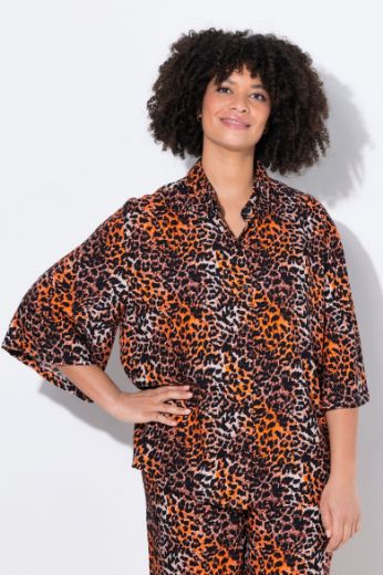 Moda za polnejše Bluza s leopard uzorkom plus velikost, xxl, Ulla Popken in Johann Popken (JP1880)