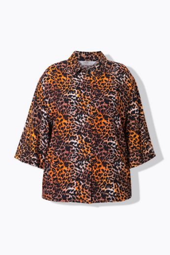 Moda za polnejše Bluza s leopard uzorkom plus velikost, xxl, Ulla Popken in Johann Popken (JP1880)