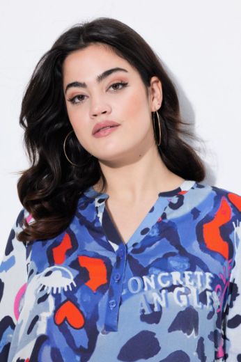 Moda za polnejše Bluza s leopard uzorkom plus velikost, xxl, Ulla Popken in Johann Popken (JP1880)