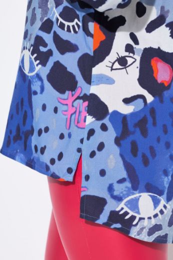 Moda za polnejše Bluza s leopard uzorkom plus velikost, xxl, Ulla Popken in Johann Popken (JP1880)