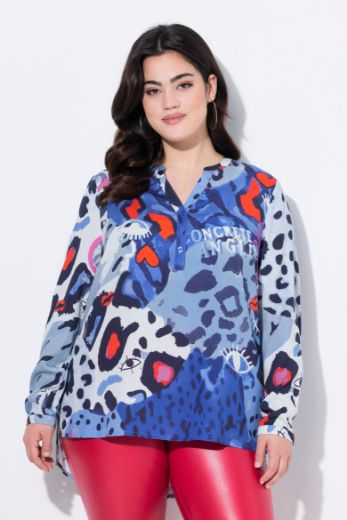 Moda za polnejše Bluza s leopard uzorkom plus velikost, xxl, Ulla Popken in Johann Popken (JP1880)
