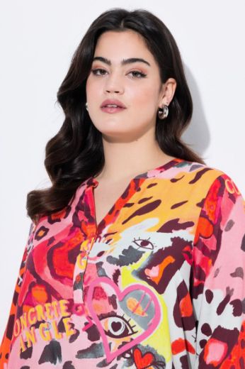 Moda za polnejše Bluza s leopard uzorkom plus velikost, xxl, Ulla Popken in Johann Popken (JP1880)
