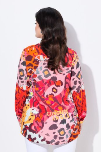 Moda za polnejše Bluza s leopard uzorkom plus velikost, xxl, Ulla Popken in Johann Popken (JP1880)