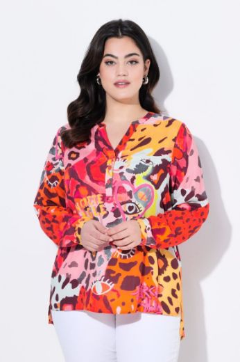 Moda za polnejše Bluza s leopard uzorkom plus velikost, xxl, Ulla Popken in Johann Popken (JP1880)