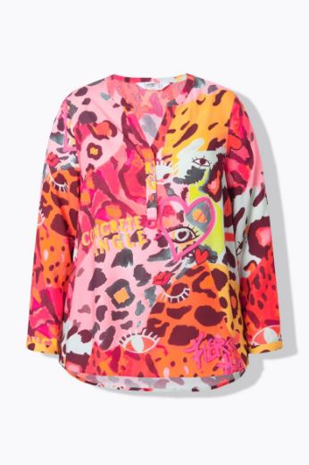 Moda za polnejše Bluza s leopard uzorkom plus velikost, xxl, Ulla Popken in Johann Popken (JP1880)