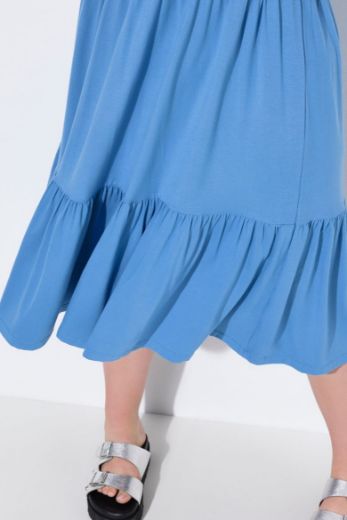 Moda za polnejše Haljina kratkih rukava V ovratnika plus velikost, xxl, Ulla Popken in Johann Popken (JP1880)