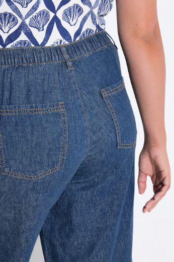 Moda za polnejše Hlače od mješavine lana širokih nogavica plus velikost, xxl, Ulla Popken in Johann Popken (JP1880)