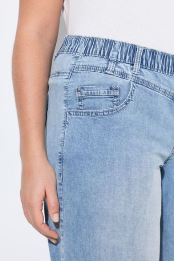 Moda za polnejše Traperice skraćenih širokih nogavica plus velikost, xxl, Ulla Popken in Johann Popken (JP1880)