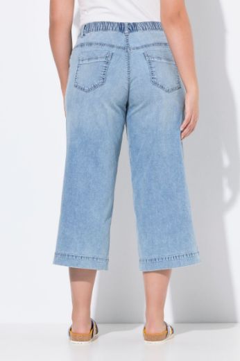 Moda za polnejše Traperice skraćenih širokih nogavica plus velikost, xxl, Ulla Popken in Johann Popken (JP1880)