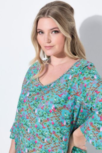 Moda za polnejše Tunika s dodatkom ogrlice plus velikost, xxl, Ulla Popken in Johann Popken (JP1880)