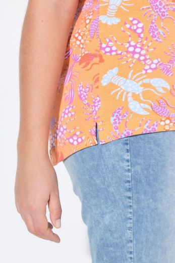 Moda za polnejše Majica kratkih rukava V ovratnika plus velikost, xxl, Ulla Popken in Johann Popken (JP1880)