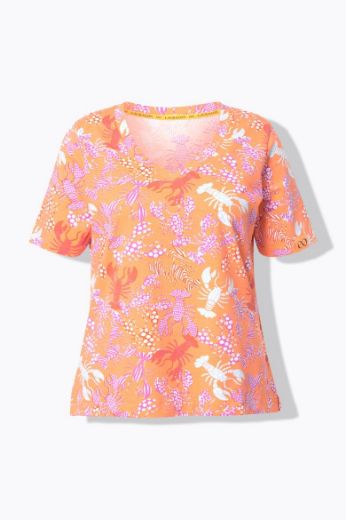 Moda za polnejše Majica kratkih rukava V ovratnika plus velikost, xxl, Ulla Popken in Johann Popken (JP1880)