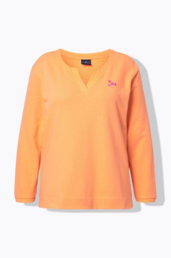 Moda za polnejše Majica dugih rukava V ovratnika plus velikost, xxl, Ulla Popken in Johann Popken (JP1880)