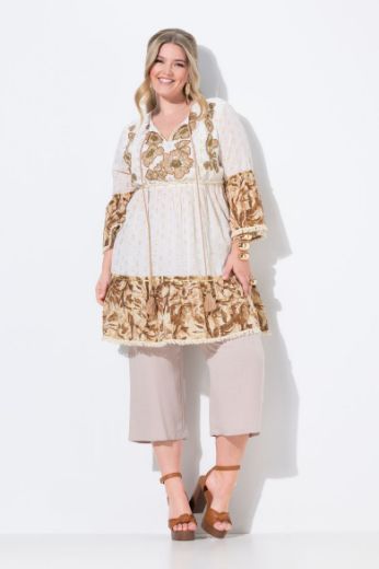Moda za polnejše Tunika s ukrasnim  vezom plus velikost, xxl, Ulla Popken in Johann Popken (JP1880)