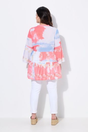 Moda za polnejše Bluza s ukrasnim vezom plus velikost, xxl, Ulla Popken in Johann Popken (JP1880)
