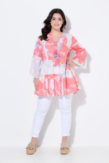 Moda za polnejše Bluza s ukrasnim vezom plus velikost, xxl, Ulla Popken in Johann Popken (JP1880)