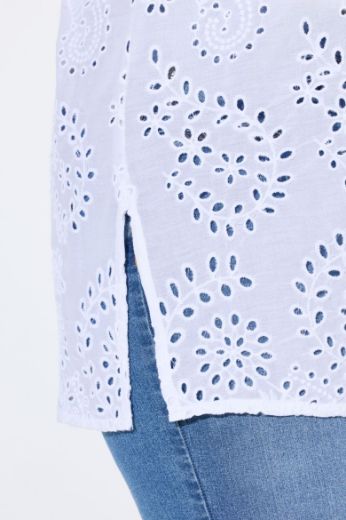 Moda za polnejše Bluza s  ukrasnim vezom plus velikost, xxl, Ulla Popken in Johann Popken (JP1880)
