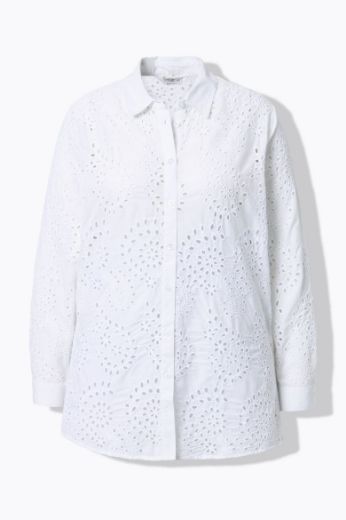 Moda za polnejše Bluza s  ukrasnim vezom plus velikost, xxl, Ulla Popken in Johann Popken (JP1880)