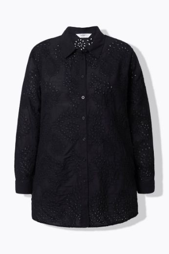 Moda za polnejše Bluza s  ukrasnim vezom plus velikost, xxl, Ulla Popken in Johann Popken (JP1880)