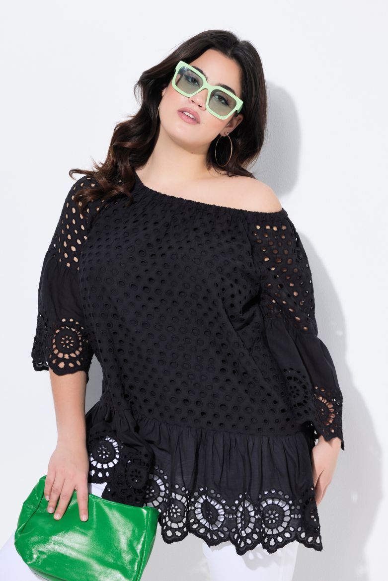 Moda za polnejše Bluza dugih rukava plus velikost, xxl, Ulla Popken in Johann Popken (JP1880)