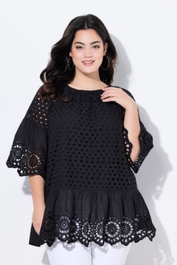 Moda za polnejše Bluza dugih rukava plus velikost, xxl, Ulla Popken in Johann Popken (JP1880)