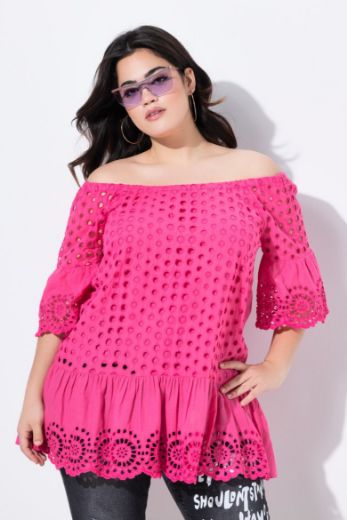 Moda za polnejše Bluza dugih rukava plus velikost, xxl, Ulla Popken in Johann Popken (JP1880)