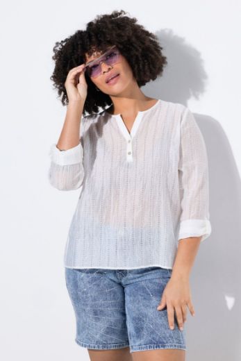 Moda za polnejše Bluza od prozračne tkanine plus velikost, xxl, Ulla Popken in Johann Popken (JP1880)