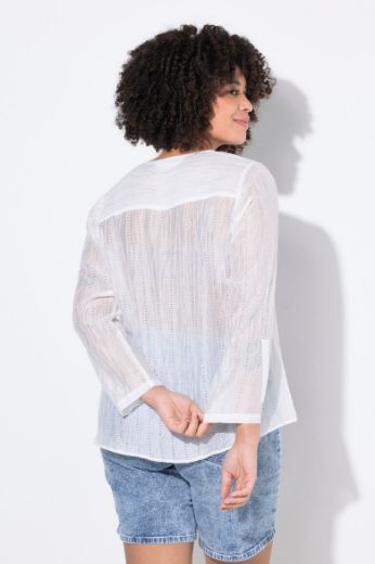 Moda za polnejše Bluza od prozračne tkanine plus velikost, xxl, Ulla Popken in Johann Popken (JP1880)
