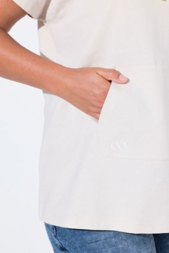 Moda za polnejše Majica kratkih rukava s kapuljačom plus velikost, xxl, Ulla Popken in Johann Popken (JP1880)