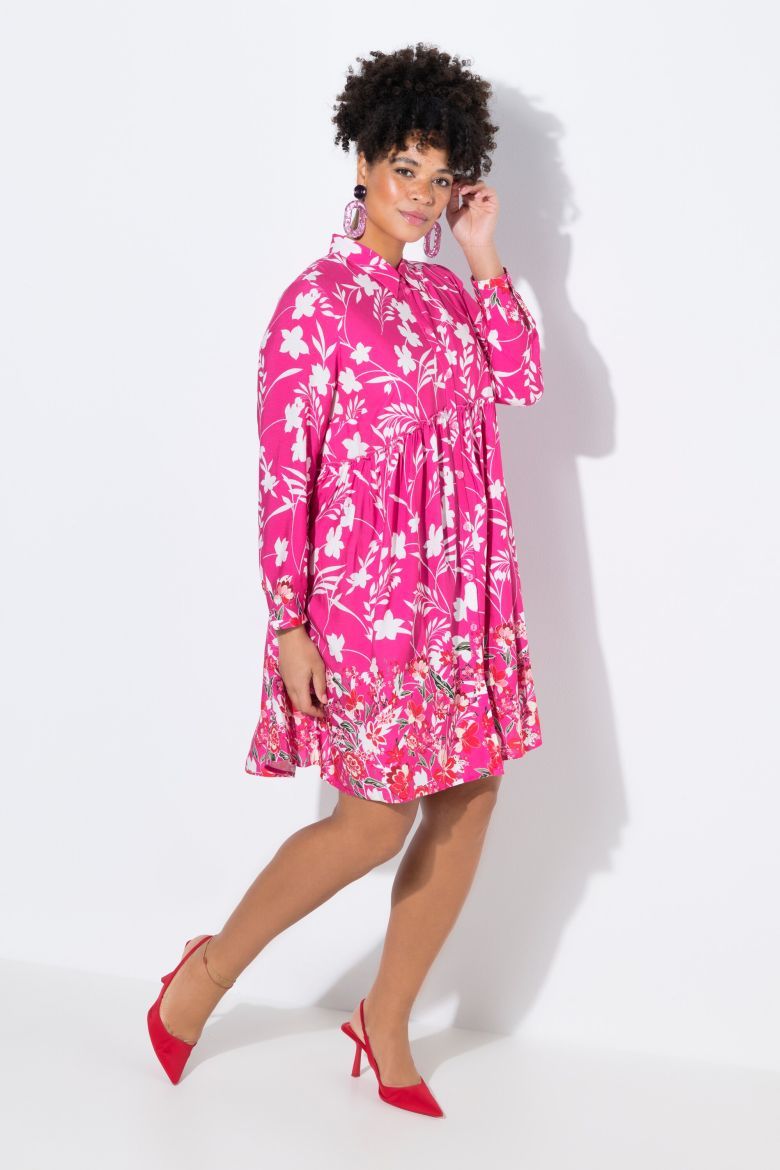 Moda za polnejše Bluza cvjetnog uzorka plus velikost, xxl, Ulla Popken in Johann Popken (JP1880)