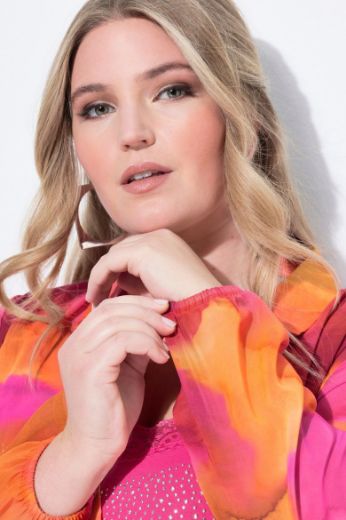 Moda za polnejše Bluza od šifona dužeg kroja plus velikost, xxl, Ulla Popken in Johann Popken (JP1880)