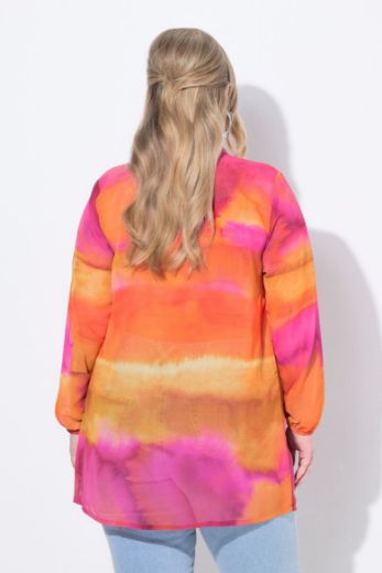 Moda za polnejše Bluza od šifona dužeg kroja plus velikost, xxl, Ulla Popken in Johann Popken (JP1880)